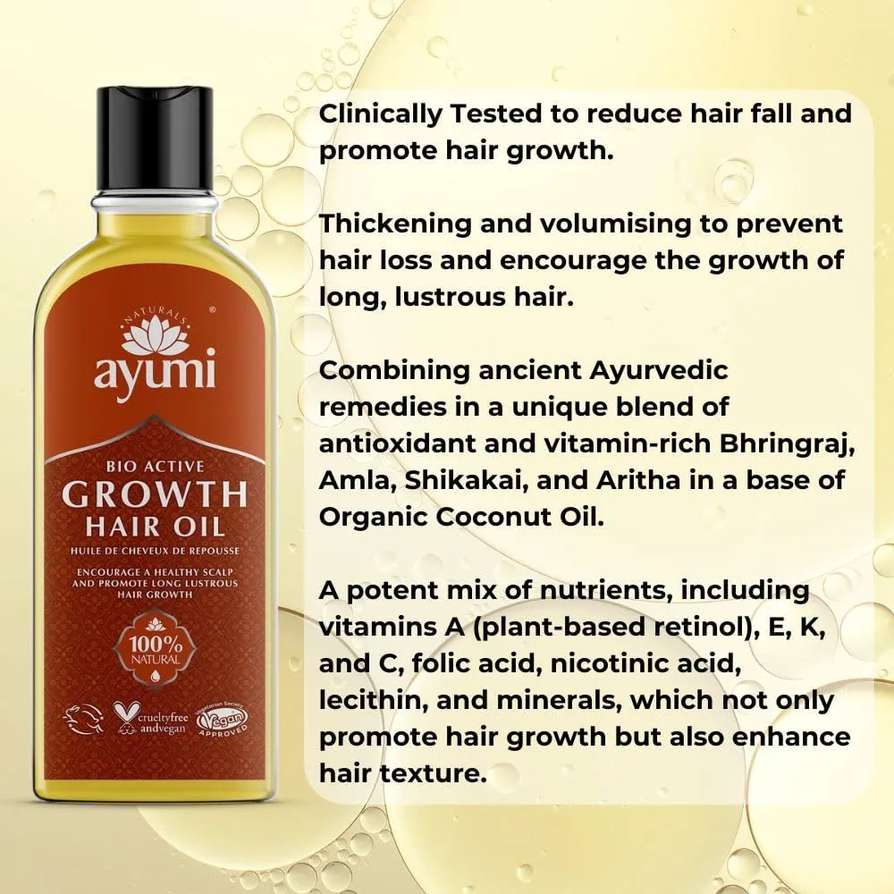Ayumi Naturals Natural Growth Bio Active Hair Oil 150ml