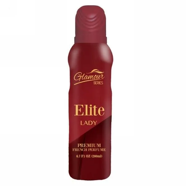 GLAMOUR ELITE  LADY PERFUME BODY SPRAY 200ML