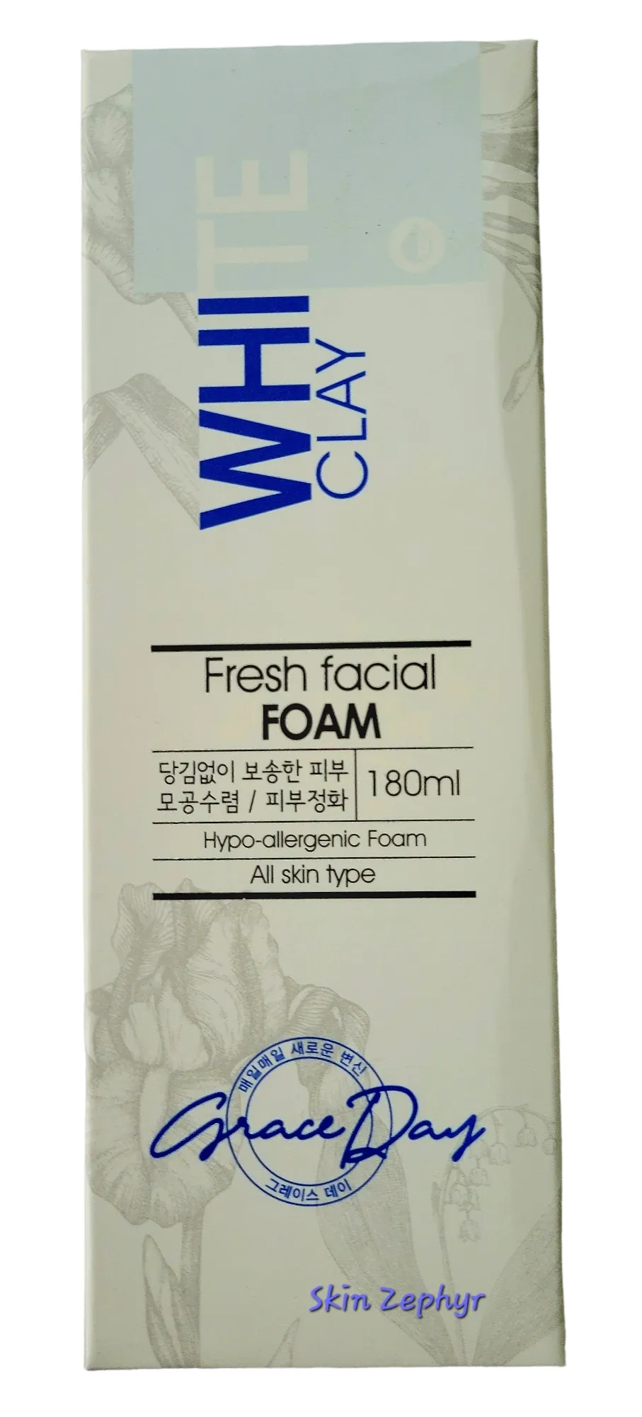 Grace Day White Clay Fresh Facial Foam