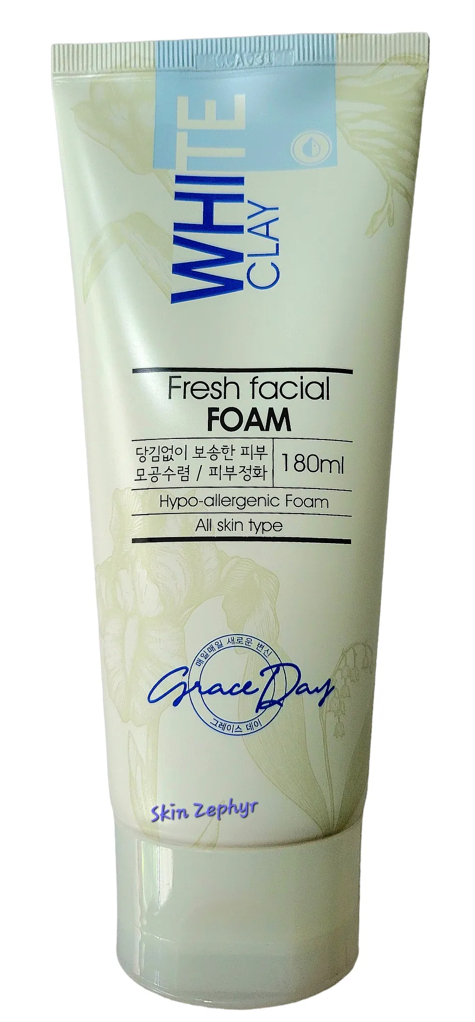 Grace Day White Clay Fresh Facial Foam