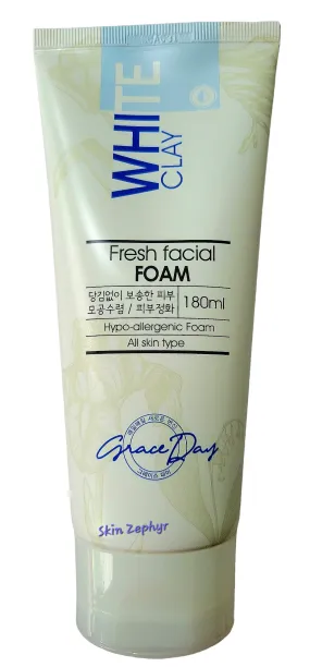 Grace Day White Clay Fresh Facial Foam