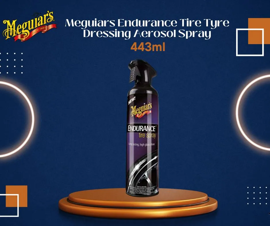 Meguiars Endurance Tire Tyre Dressing Aerosol Spray - 443ml