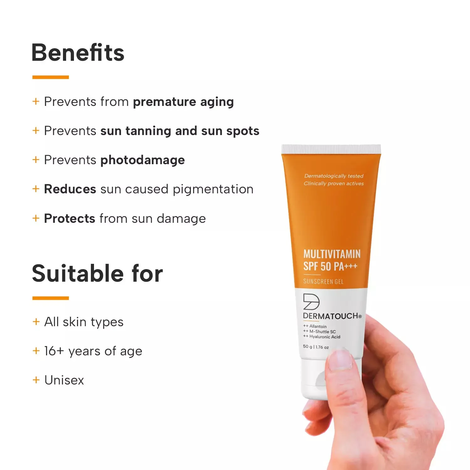 Multivitamin SPF 50 PA    Sunscreen Gel Value Pack