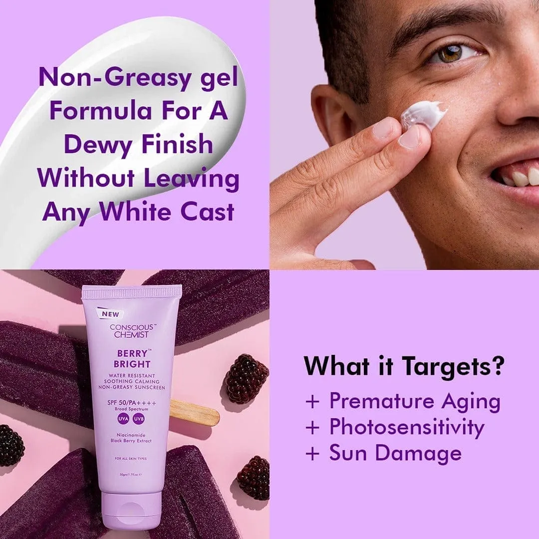 Niacinamide Sunscreen | SPF 50 PA      & Water Resistant | 50 gm