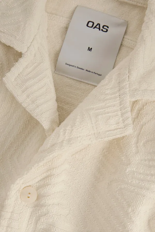 OAS Cuban Terry Shirt - Cream Golconda