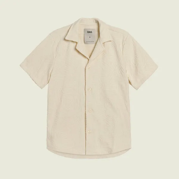 OAS Cuban Terry Shirt - Cream Golconda