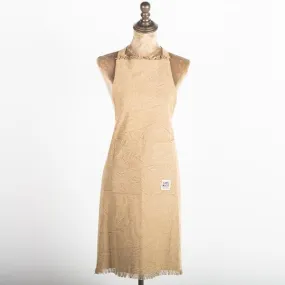Stone Washed Apron with Fringes (2 Colours)