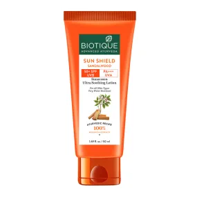 Sun Shield Sandalwood 50 SPF Suncreen Lotion 50ml