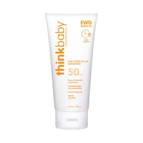 Thinkbaby Safe Sunscreen Spf 50  6 oz